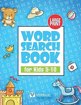 Word Search Book for Kids 5-10: Large Print Activity Book with Word Search Puzzles for Children and Beginners