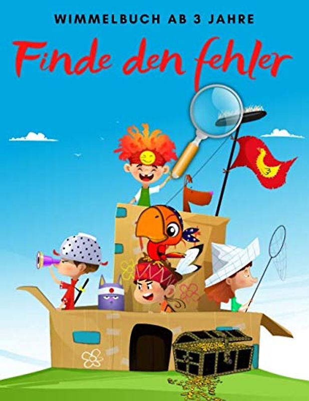 Finde den Fehler: Wimmelbuch ab 3 jahre, Fehlersuchbilder für kinder.