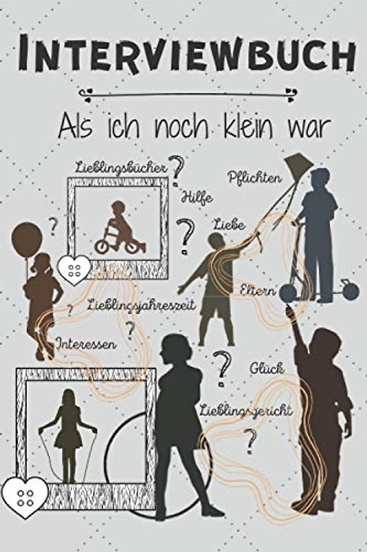 Interviewbuch - als ich noch klein war: Erinnerungsbuch für Kinder und Jugendliche zwischen 6 und 18 Jahren | Freundschaftsbuch zum Ausfüllen | ... DIN A5, 102 Seiten, glänzendes Softcover