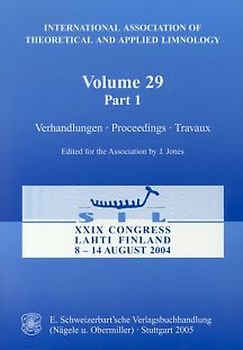 XXIX Congress Lahti Finnland 8-14 August 2004. Part 1