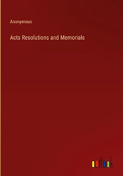 Acts Resolutions and Memorials