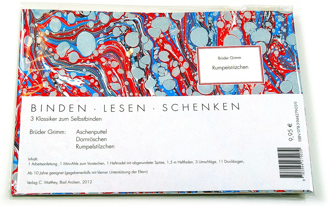 Binden Lesen Schenken: Brüder Grimm: Aschenputtel / Dornröschen / Rumpelstizchen