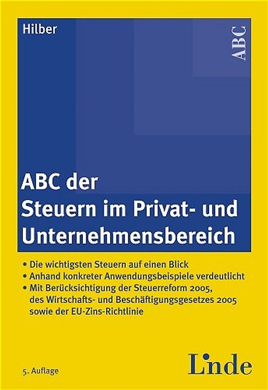 ABC der Steuern im Privat- und Unternehmensbereich