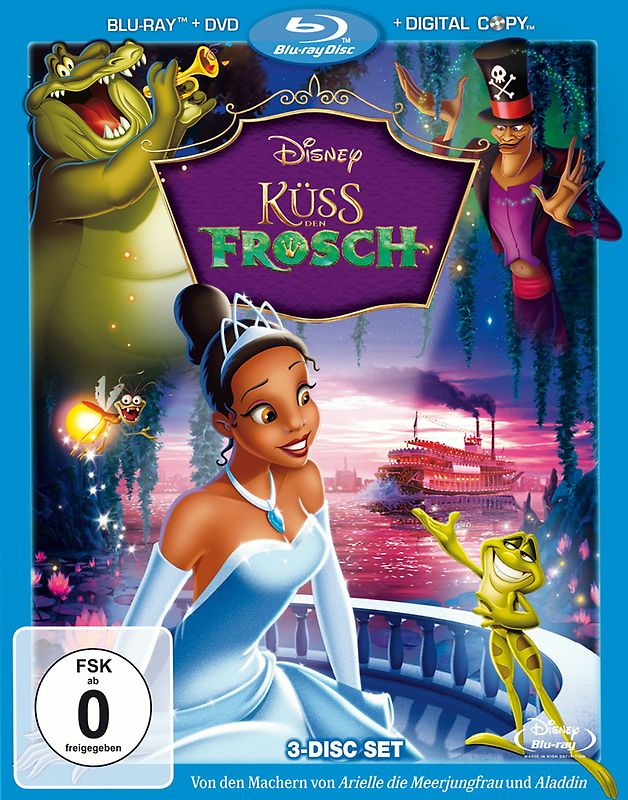 Küss den Frosch [Blu-ray + DVD] Blu-ray Disc