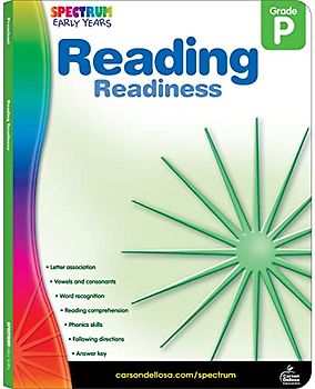Spectrum Reading Readiness Preschool Workbooks, Phonics, Alphabet Letters & Sounds, Sight Words, and Guided Reading Preschool Learning Activities, Classroom or Homeschool Curriculum (Early Years)