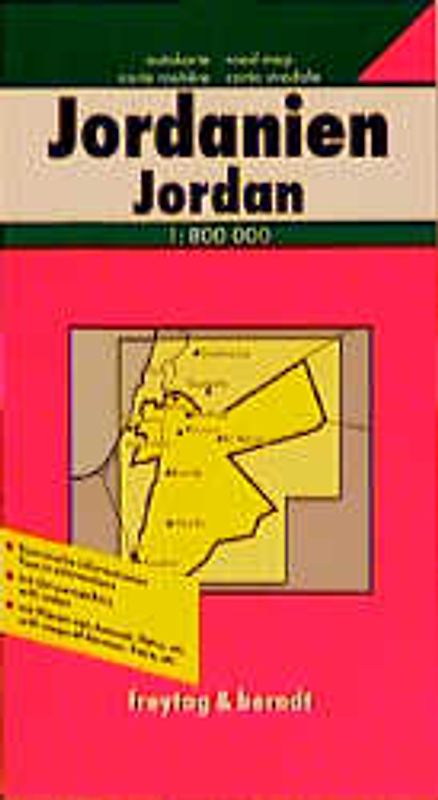 Jordanien. 1:800000