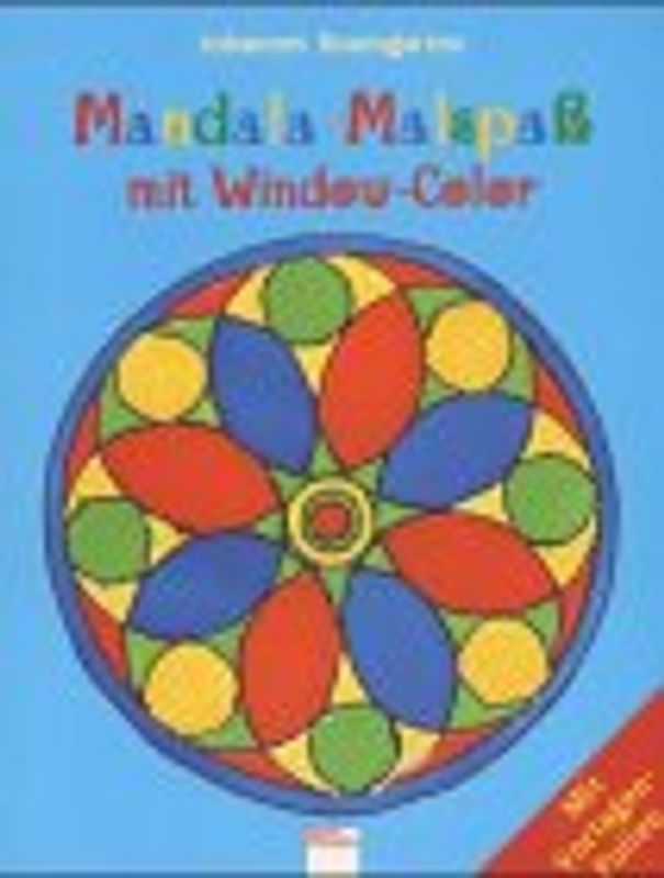 Mandala-Malspass für Window-Color. Mit Vorlage-Folien