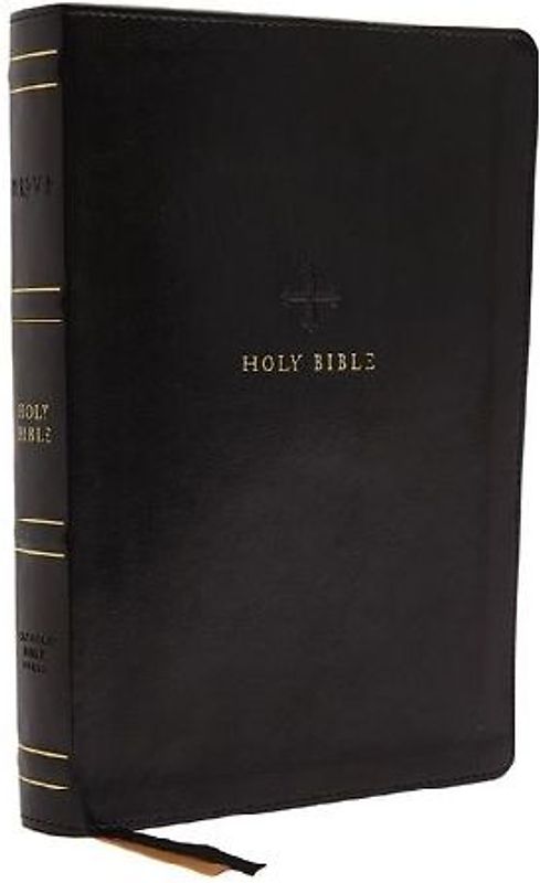 Nrsv, Catholic Bible, Thinline Edition, Leathersoft, Black, Comfort Print