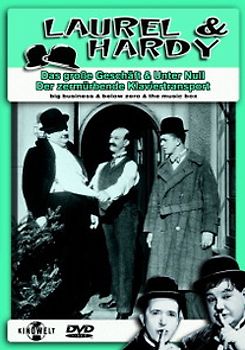 Laurel & Hardy - Das große Geschäft & Unter Null & Der zermürbende Klaviertransport DVD