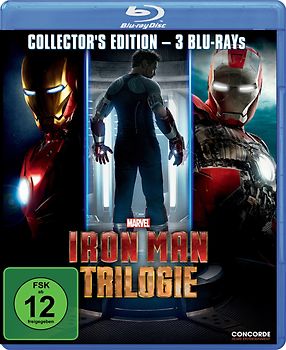 Iron Man Trilogie [Collector's Edition, 3 Discs] Blu-ray Disc