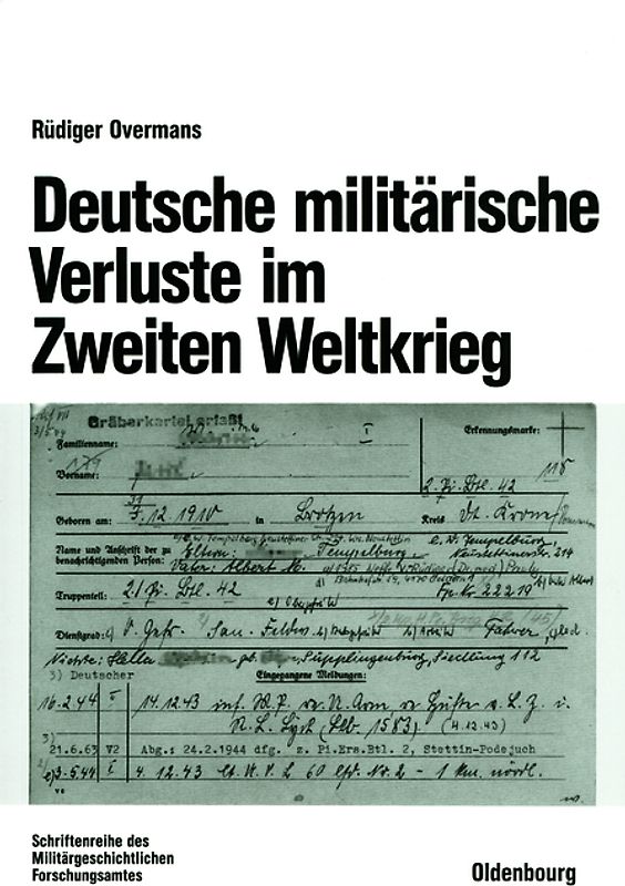 Deutsche militärische Verluste im Zweiten Weltkrieg