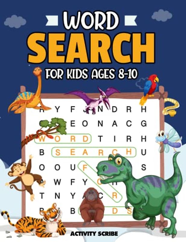 Word Search For Kids Ages 8-10: Word Search Puzzles to Challenge Kids and Improve Vocabulary for Boys & Girls