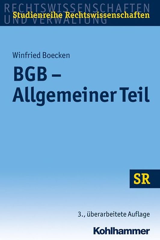 BGB - Allgemeiner Teil