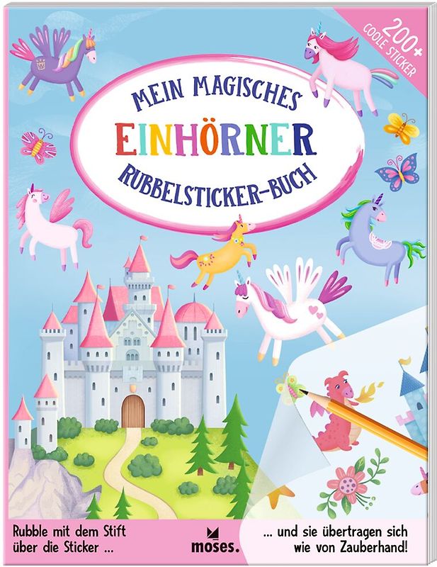 Mein magisches Rubbelsticker-Buch Einhörner