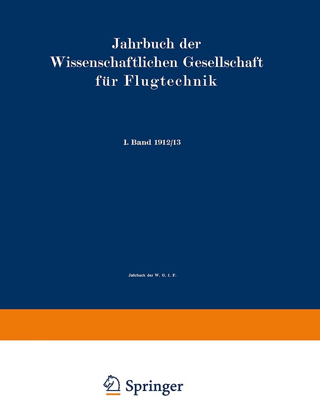 Jahrbuch der Wissenschaftlichen Gesellschaft für Flugtechnik