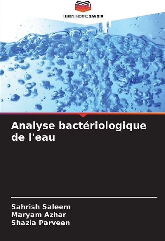 Analyse bactériologique de l'eau
