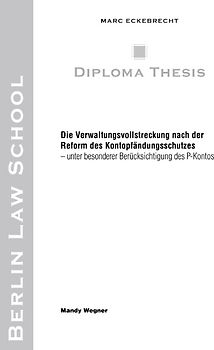 Die Verwaltungsvollstreckung nach der Reform des Kontopfändungsschutzes
