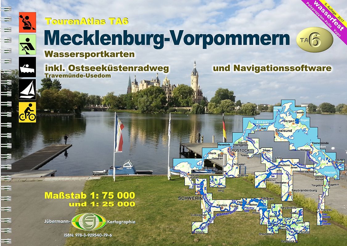 TourenAtlas Wasserwandern / TA6 Mecklenburg-Vorpommern