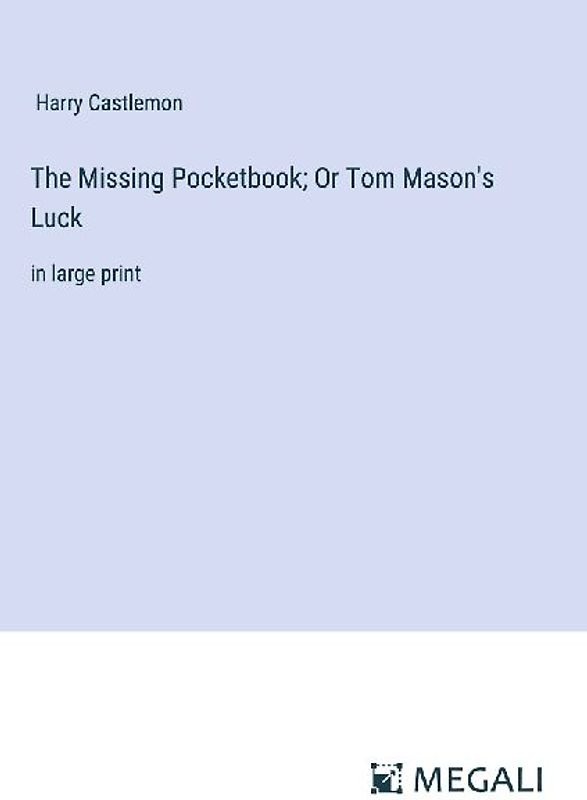 The Missing Pocketbook; Or Tom Mason's Luck