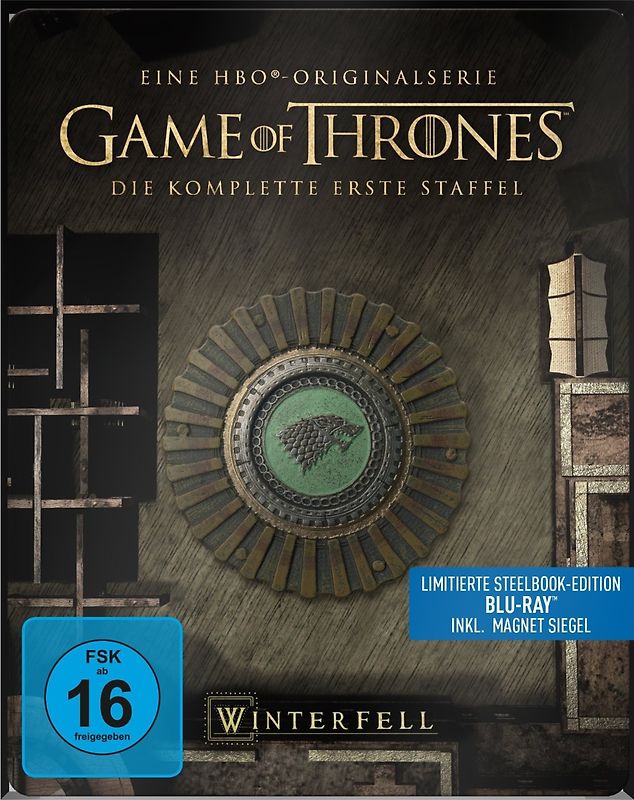 Game of Thrones: Die komplette erste Staffel [5 Discs, ink. Steelbook & Magnet Siegel Haus Stark] Blu-ray Disc