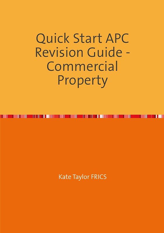 APC Quick Start Revision Guides / Quick Start APC Revision Guide - Commercial Property