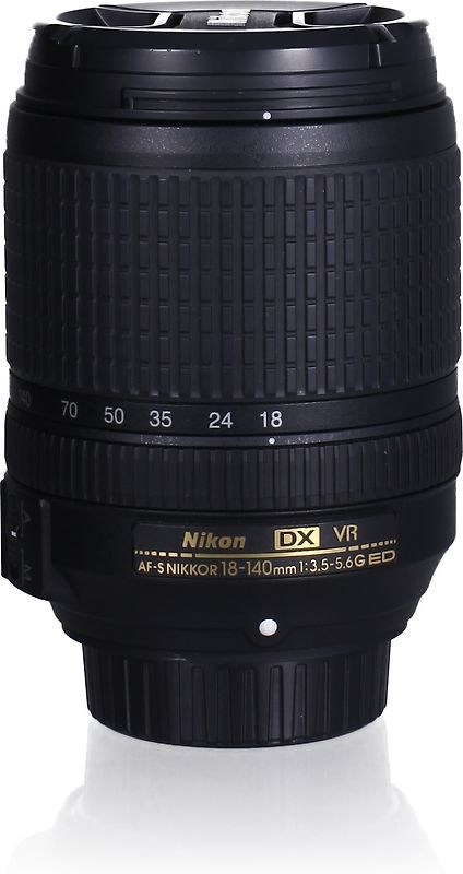 Nikon AF-S DX NIKKOR 18-140 mm F3.5-5.6 ED G VR 67 mm Objectif (adapté à Nikon F) noir