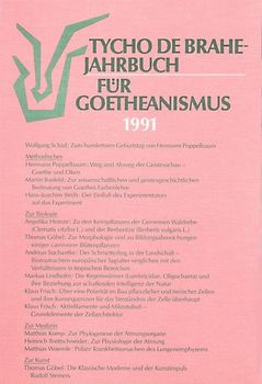 Tycho de Brahe-Jahrbuch für Goetheanismus / Tycho de Brahe-Jahrbuch für Goetheanismus