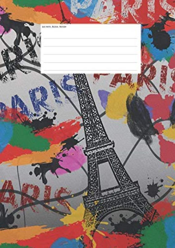 Hefte - Blöcke - Notizen: Vokabelheft DIN A4, 50 Seiten, Soft Cover, Inhaltsverzeichnis, 2 Spalten, Erfolgs-Tracker, Schulheft französisch