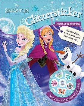 Disney Die Eiskönigin - Glitzersticker Anziehpuppenbuch