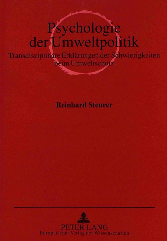 Psychologie der Umweltpolitik