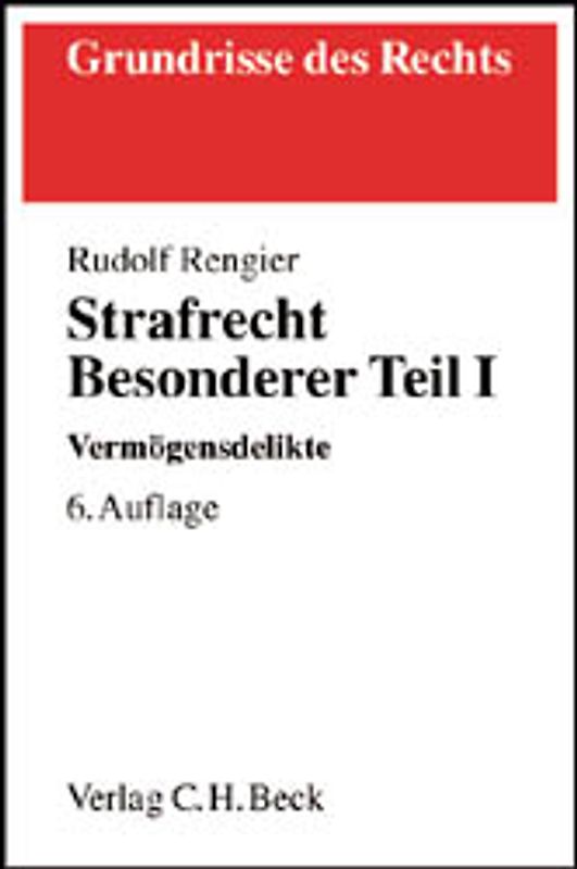 Strafrecht Besonderer Teil I