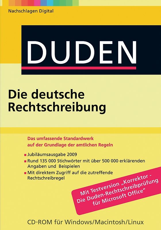 Duden: Die deutsche Rechtschreibung MacOS