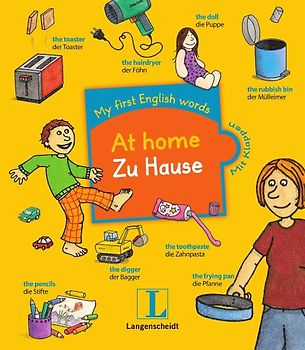 At home - Zu Hause. My first English words , Englisch