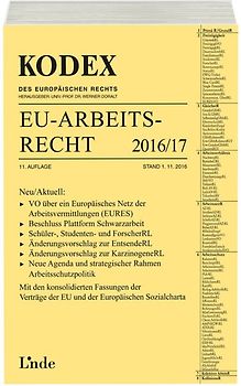 KODEX EU-Arbeitsrecht 2016/17