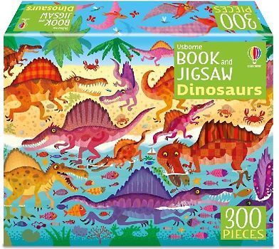 Usborne Book and Jigsaw Dinosaurs