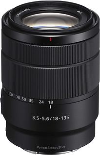 Sony E 18-135 mm F3.5-5.6 OSS 55 mm Objectif (adapté à Sony E-mount) noir