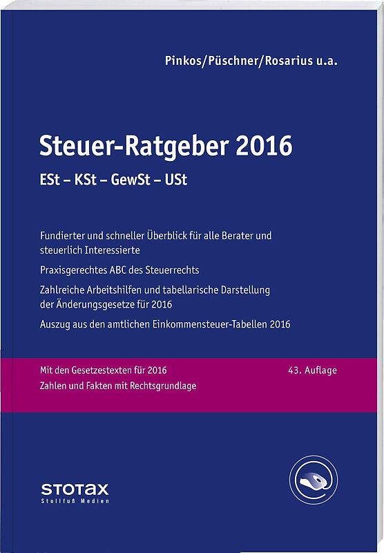 Steuer-Ratgeber 2016