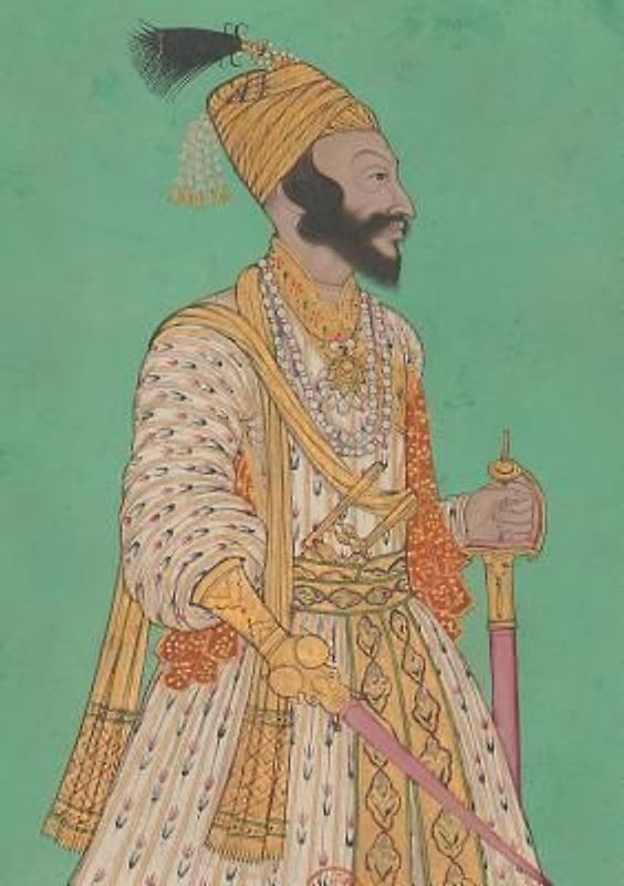 Carnet Ligné Guerrier Indien, Miniature 18e