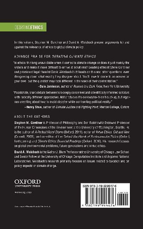 Debating Climate Ethics