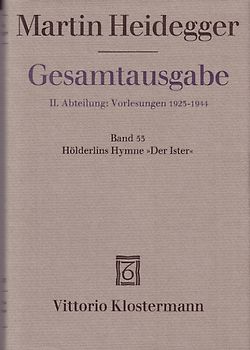 Hölderlins Hymne "Der Ister" (Sommersemester 1942)