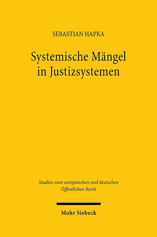Systemische Mängel in Justizsystemen