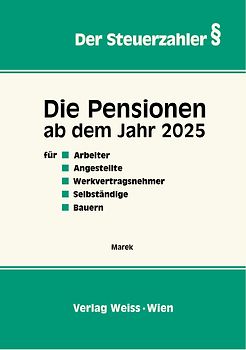 Die Pensionen ab dem Jahr 2025
