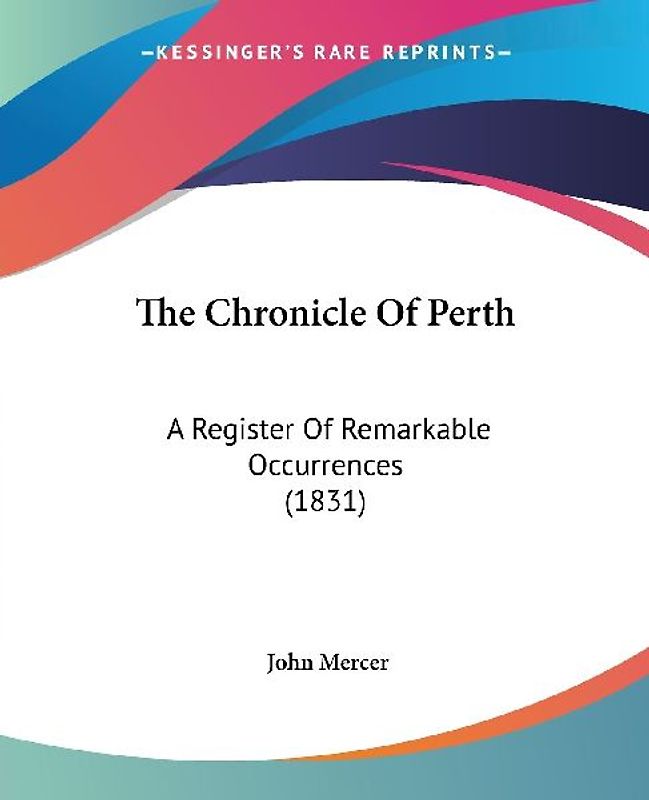 The Chronicle Of Perth