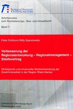 Verbesserung der Regionalentwicklung - Regionalmanagement - Staatsvertrag
