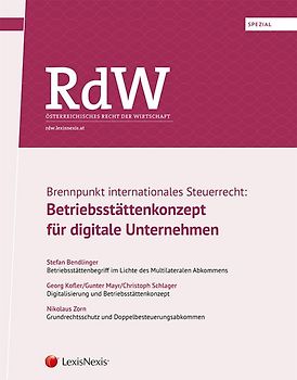 RdW Spezial: Brennpunkt internationales Steuerrecht