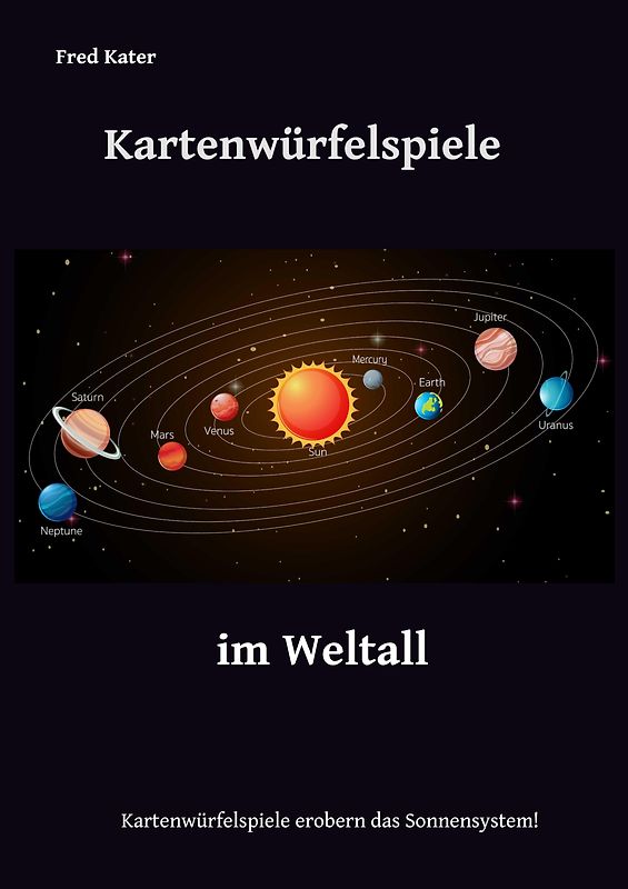 Kartenwürfelspiele im Weltall