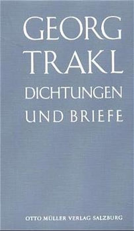 Dichtungen und Briefe