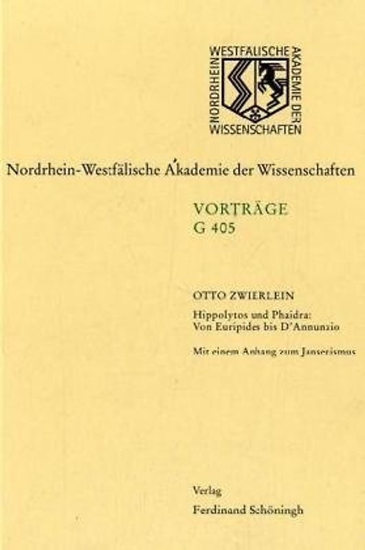 Hippolytos und Phaidra: Von Euripides bis D'Annunzio