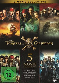 Pirates of the Caribbean 5-Movie Collection [5 DVDs] DVD