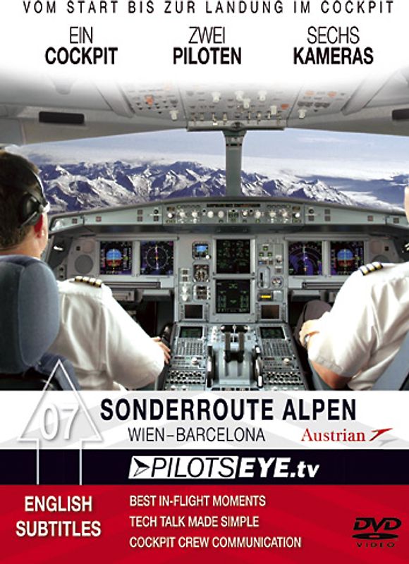 PilotsEYE.tv: Sonderroute Alpen Wien - Barcelona DVD